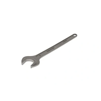 Image of GEDORE Single Open end Wrench, 46 mm, with Hanging Hole, high Quality Vanadium Steel, Glare Free Look, Steel Grey, According to DIN 894