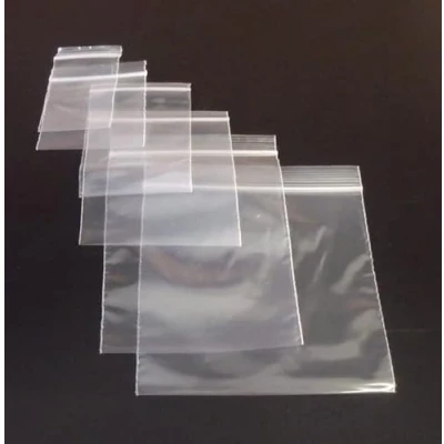 Image of Plastic Grip Seal Bags Clear Transparent Poly Ziplock Multi purpose Food Safe (100, Size 12: 8&quot; x 11&quot;)