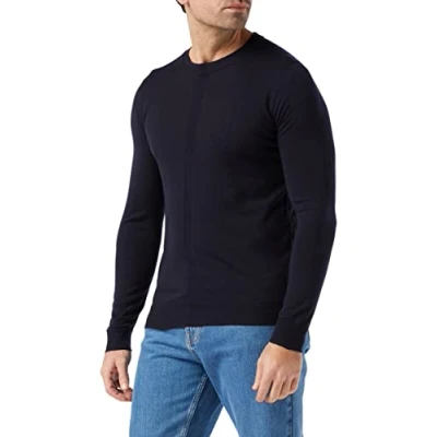 Image of FALKE Men&#039;s Crew Neck, Men, 60009, Night sky, M