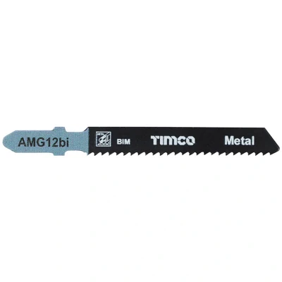 Image of 3x TIMCO Jigsaw Blades Metal Cutting Bimetal T118Bf AMG12BI Pack of 5