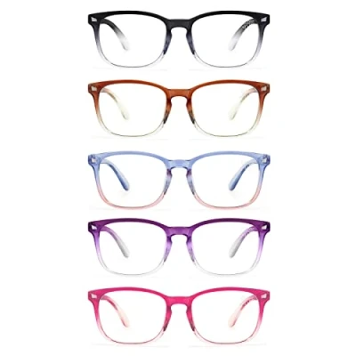 Image of CCVOO Reading Glasses for Women/Men, Eyeglasses, Blue Light Readers Computer Eye Glasses, Cheaters