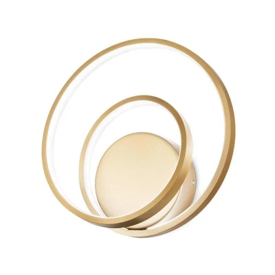 Image of Oz Integrated LED Wall Lamp Brass 2700K