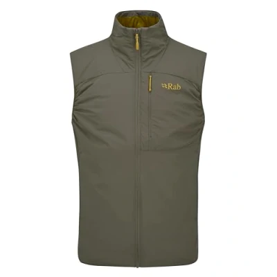 Image of Rab Men&#039;s Xenair Synthetic Insulated Vest for Hiking &amp; Mountaineering Light Khaki X Large