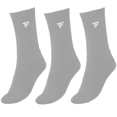 Image of Tecnifibre Socks Classic Silver 3 Pack