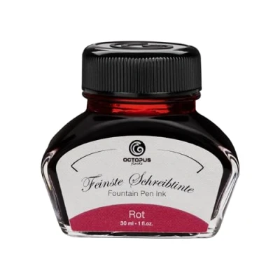 Image of Octopus Finest Fountain Pen Ink ( 30 Milliliter ) Red