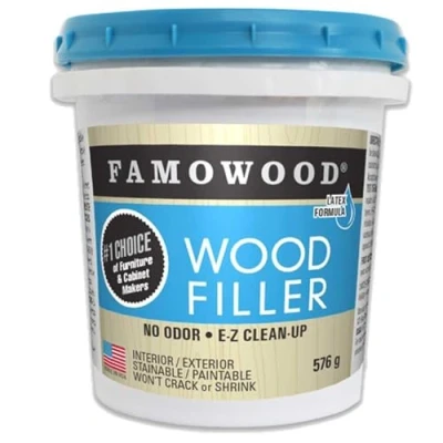 Image of FamoWood 40022148 Latex Wood Filler Pint, White Pine