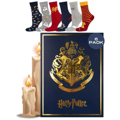 Image of soxo Colorful Mens Socks Ladies Gifts Funny Cotton Sock Men Gift Funky Women Multipack 2.5 6.5 Book 6 Pairs