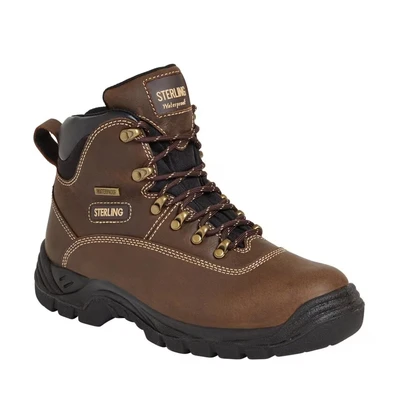 Image of Sterling Safetywear Men&#039;s SS813SM Brown 5 UK Safety Boots