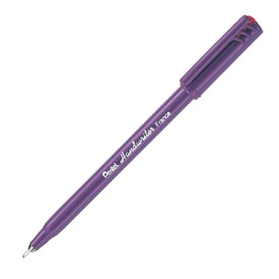 Image of Pentel 0.5mm Handwriter Fine Tip Plastic Tipped Pen Red Ink (Pack of 12)