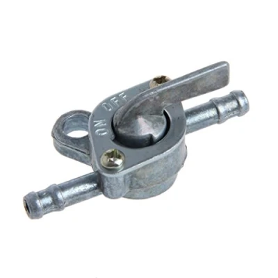 Image of qiuxiaoaa Inline Petrol Fuel Tap ON/OFF switch 50cc 110cc 125cc Pit Dirt Bike Motorcycle Gasoline valve Silver