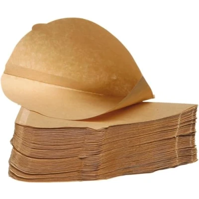 Image of Filtropa Coffee Filter Papers Size 4, Unbleached, 100% Natural, Pack of 100