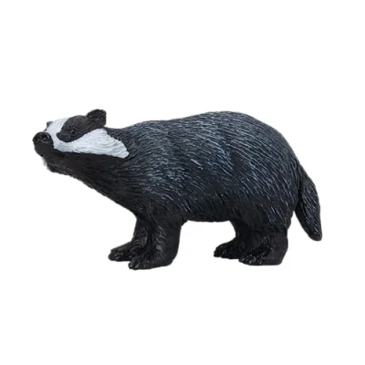 Image of MOJO Badger Hand Painted Toy Figure British Woodland Collection True to Life &amp; Highly Detailed Designed in UK