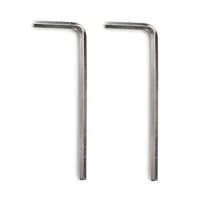 Image of Musiclily Basic Metric 3mm Steel Guitar Allen Key Hex Wrench for Floyd Rose Locking Nut, Nickel (Set of 2)