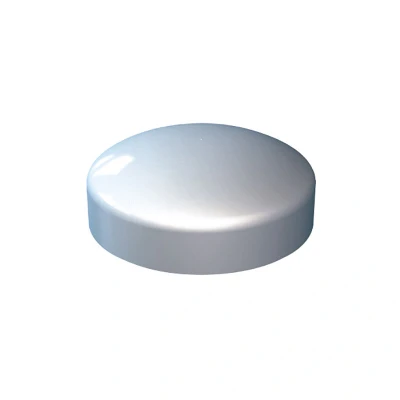 Image of Timco Two Piece Screw Caps Grey (Size to Fit 3.5 4.2 100 Pieces)