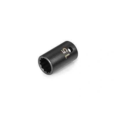 Image of TEKTON 1/2 Inch Drive x 15 mm 12 Point Impact Socket SID22315
