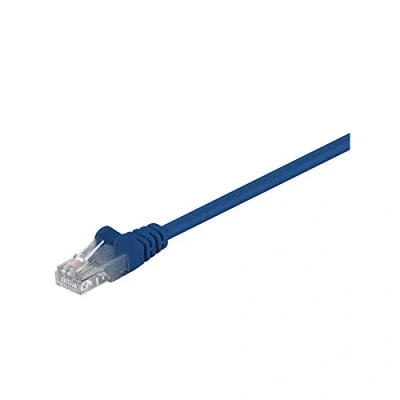Image of Goobay 68350 CAT 5e Patchcable, U/UTP, Blue, 15m Cable Length