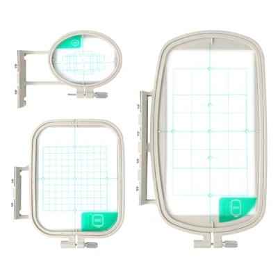 Image of MagnaHoop Embroidery Hoops for Brother SE600 PE550D SE700 PE535 SE400 PE525 PE540D PE500 SE625 SE425 Innovis Babylock Machine Hoop (3in1 Set)