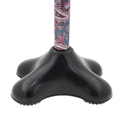 Image of 19mm 3/4&quot; Heavy Duty Large Based Quadruple Tip Rubber Foot for Walking Sticks and Canes by Lifeswonderful