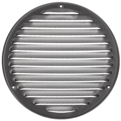Image of LIRAST 200mm Vent Cover Stainless Steel 8 inch Wall with Insect Mesh Round Ceiling Soffit Vents External Metal Ventilation Grilles Air Covers for Walls