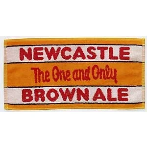 Image of signs unique Newcastle Brown Ale Cotton Bar Towel (pp)