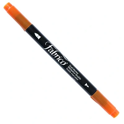 Image of Fabrico Fabric Markers Tsukineko Duel Ended Marker, Autumn Leaf