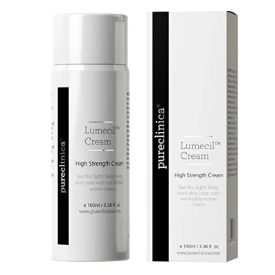 Image of Lumecil Skin Lightening Cream 100ml From Brown To White with the Most Effective and No.1 Rated Whitening Solution. Achieve Many Shades Lighter/Whiter