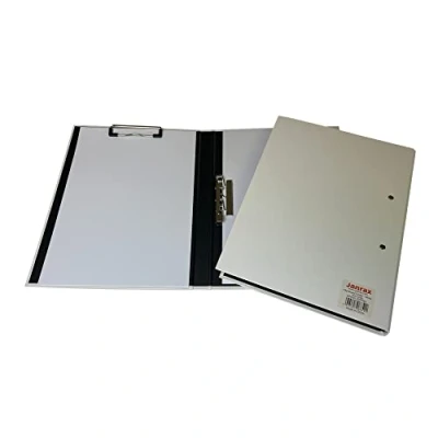Image of White A4 Clipboard Document Clamp File Folder