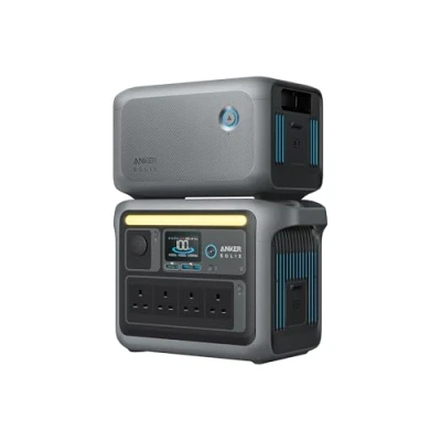 Image of Anker SOLIX C1000 Portable Power Station and BP1000 Expansion Battery, 1800W Solar Generator, Full Charge in 58 Min, 2112Wh LiFePO4 Battery for Outdoor Camping Home Backup (Optional Panel)