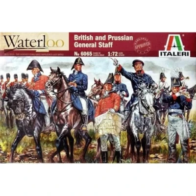 Image of ITALERI ITA6065 WATERLOO (200years) BRITISH &amp; PRUSSIAN GEN.ST. Italy Model kit, Brown
