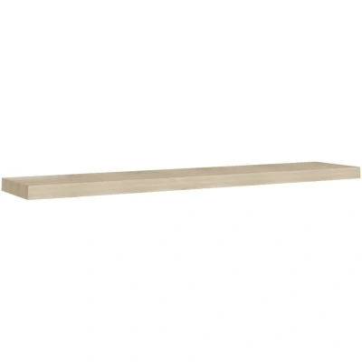 Image of vidaXL Floating Wall Shelf Oak 120x23.5x3.8 cm MDF