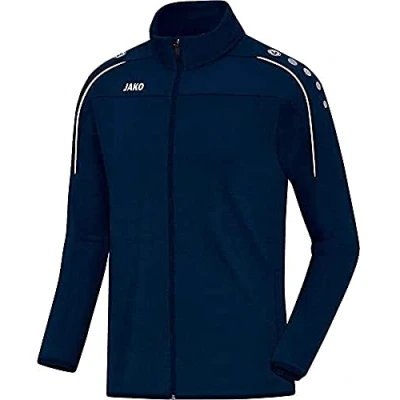 Image of Jako Men&#039;s Classico Tracksuit Top with Full Length Zip, Men, Trainingsjacke Classico, navy, X Large