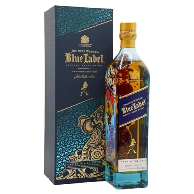 Image of Johnnie Walker Blue Label 2020 Lunar New Year Of The Rat Whisky 70cl 40% ABV