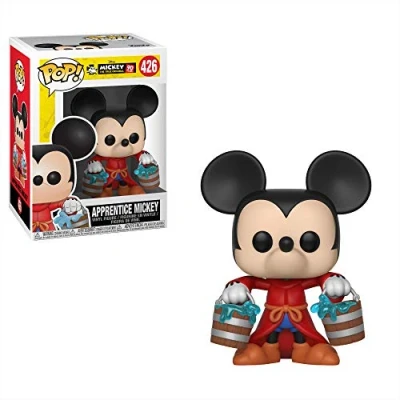 Image of Funko POP! Vinyl: Disney: Mickey Mouse&#039;s 90th Anniversary: Apprentice Mouse Collectable Vinyl Figure Gift Idea Official Merchandise Toys for Kids &amp; Adults TV Fans