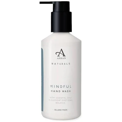 Image of Arran Lemon &amp; Patchouli Hand Wash (250ml) Vegan, Plant Based, Natural Luxury Soap with Metal Bottle and Ingredients