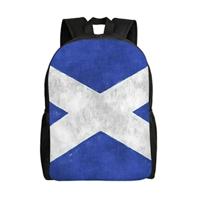 Image of AABSTBFM Scottish Retro Lightweight School Backpack Classic College Rucksack Bags 15 Inch Laptop Daypack For Girls Boys
