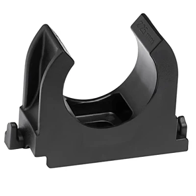 Image of Pipe Clip 25 mm Black Pack of 100