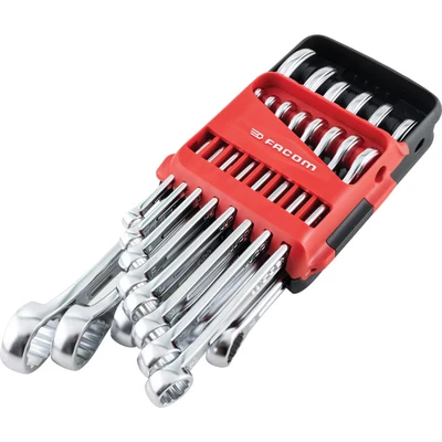 Image of Facom Imperial Combination Spanner Set, 7 24mm, Set of 14