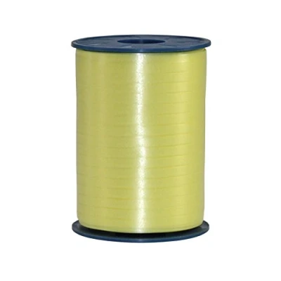 Image of C.E. Pattberg AMERICA Gift curling Ribbon light yellow, 546 yards of balloonribbon for Wrapping, 0.2 inches width, Accessories Decoration &amp; Handicrafts, Presents