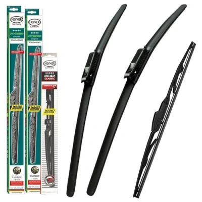 Image of Heyner Wiper Blades Fits: Renault Captur 2013 2015 Full Set Hybrid Wipers HH2614B12HRC