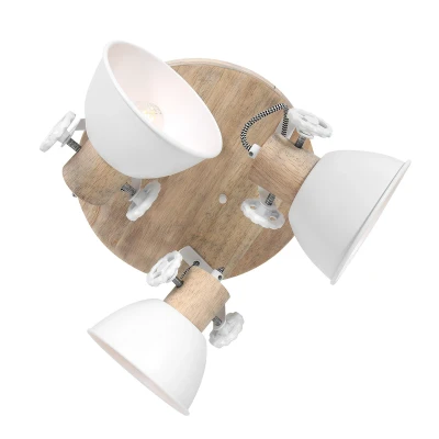 Image of Gearwood Spotlight Clusters White With Old Made Wood