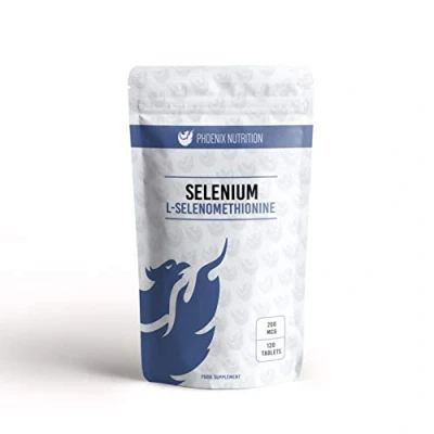 Image of Selenium 200mcg x 120 Tablets Bioavailable Chelated Selenomethionine Phoenix Nutrition