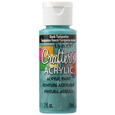 Image of DecoArt Acrylic Paint, Dark Turquoise, 59ml
