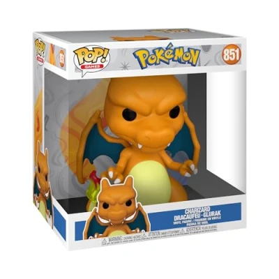 Image of Funko POP! Jumbo: Pokemon Charizard Collectable Vinyl Figure Gift Idea Official Merchandise Toys for Kids &amp; Adults Video Games Fans Model Collectors and Display