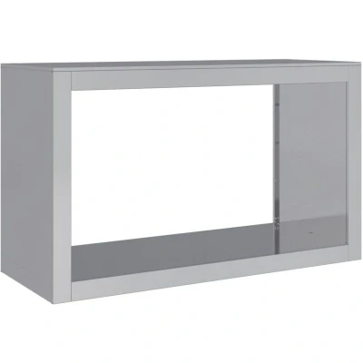 Image of vidaXL Firewood Rack 100x40x60 cm Galvanised Steel