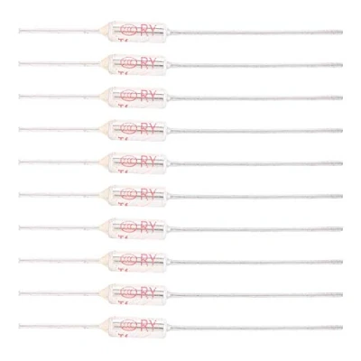 Image of Fafeicy 10Pcs Thermal Fuse 250VAC 10A 72 250℃, Metal Shell Cutoff (250℃/482℉)