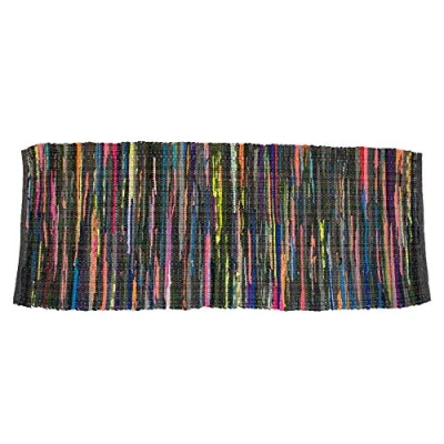 Image of DII Chindi Home Collection Handwoven Multicolor Area Rag Run, 2x6