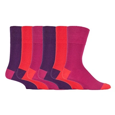 Image of 6 Pairs Mens Sockshop Gentle Grip Socks 11 UK 39 45 EUR see variations (6 x RJ91)