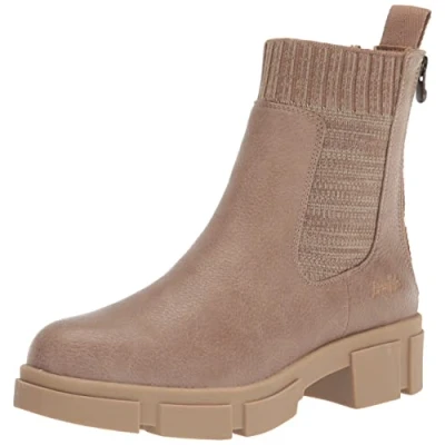 Image of Blowfish Malibu Women&#039;s Moor Fashion Boot, Creamcoffee Tumbleweed/Tech Knit, 5 UK