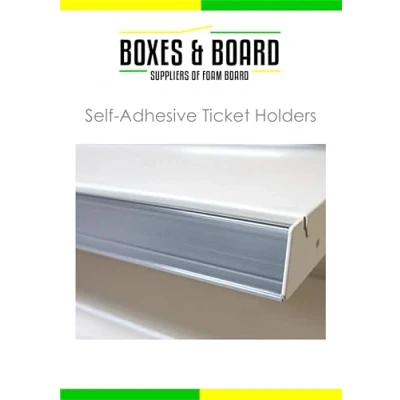 Image of Self Adhesive Ticket Holders, 38mm x 200mm, EPOS Strip (Pack 100)