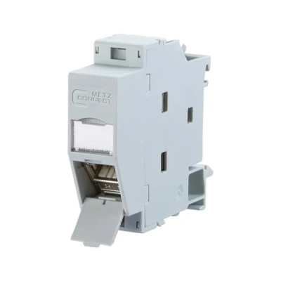 Image of Btr Cat6 DIN rail mount network socket